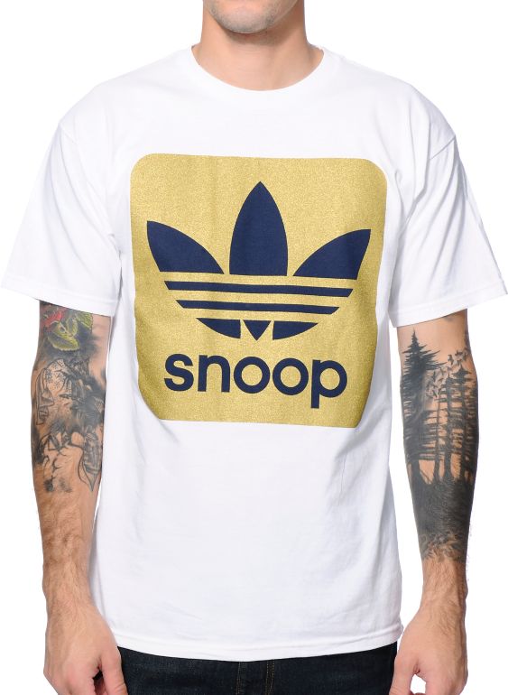 adidas gold foil shirt